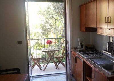 Kitchen with Balcony